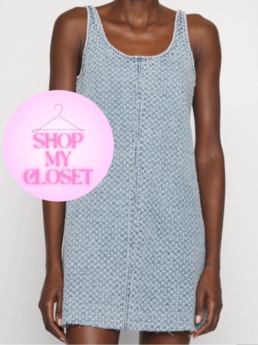 RAG & BONE Kimmy Distressed Denim Dress Medium Super Cute